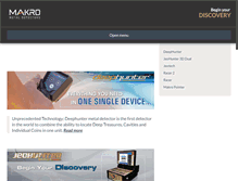 Tablet Screenshot of makrodetector.eu